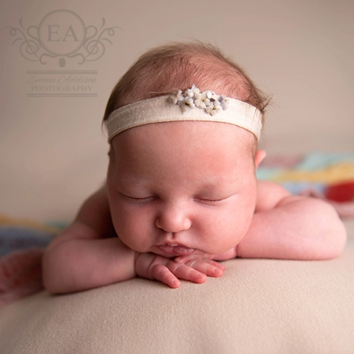 Newborn photo session by Emma Addison